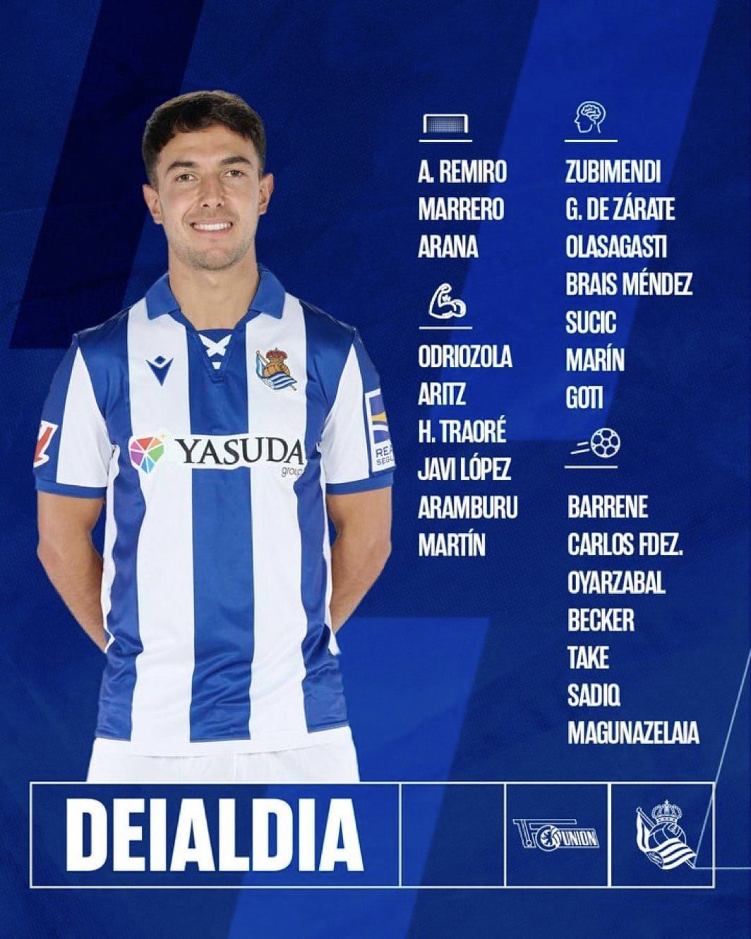 Mikel Merino đã không tham gia buổi tập luyện gần nhất với Sociedad